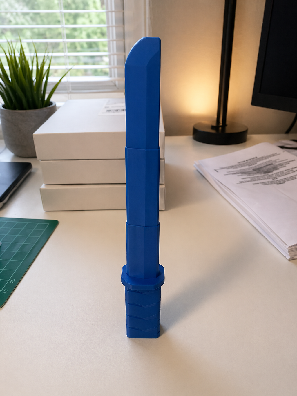 Mini Katana Sword Display – 3D Printed Desk Decor
