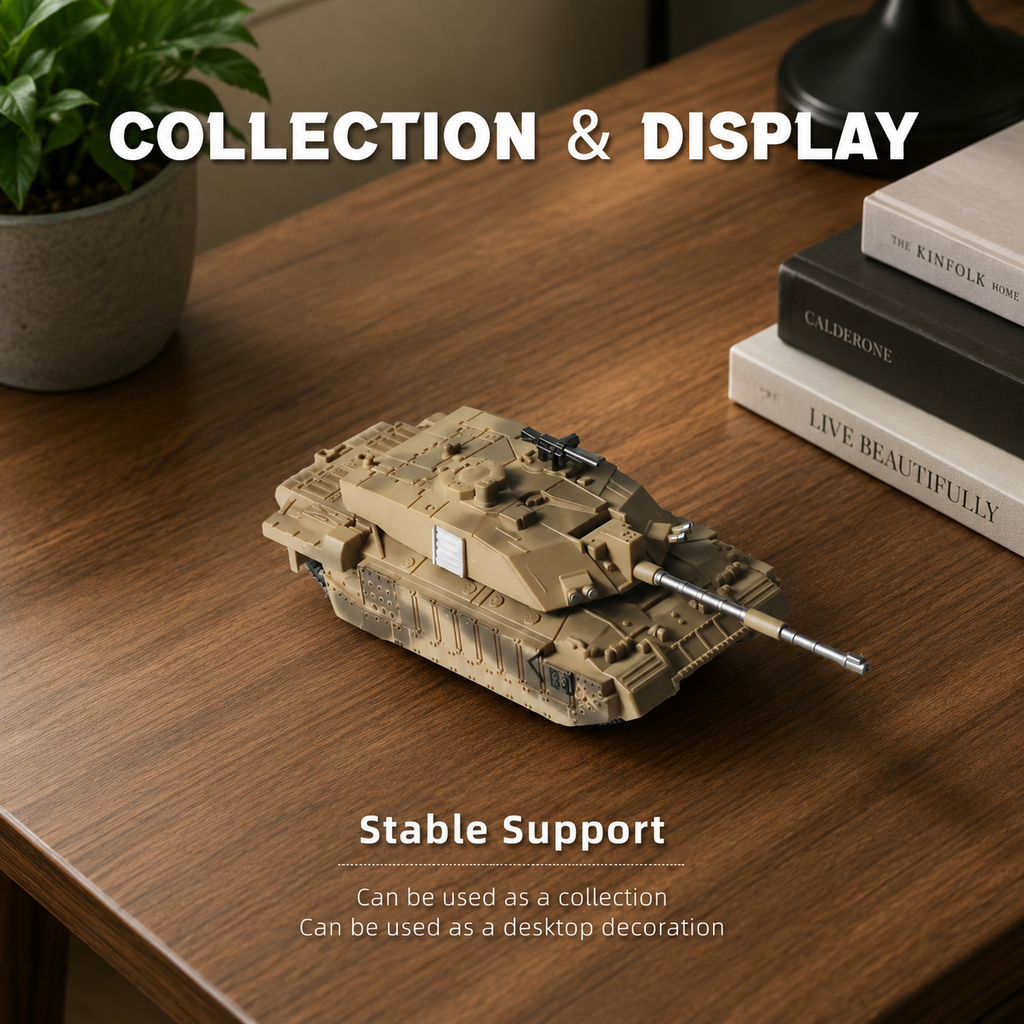 1/72 Scale Challenger 2 Military Tank Quick Build Model – 10 Piece Battle Tank Build