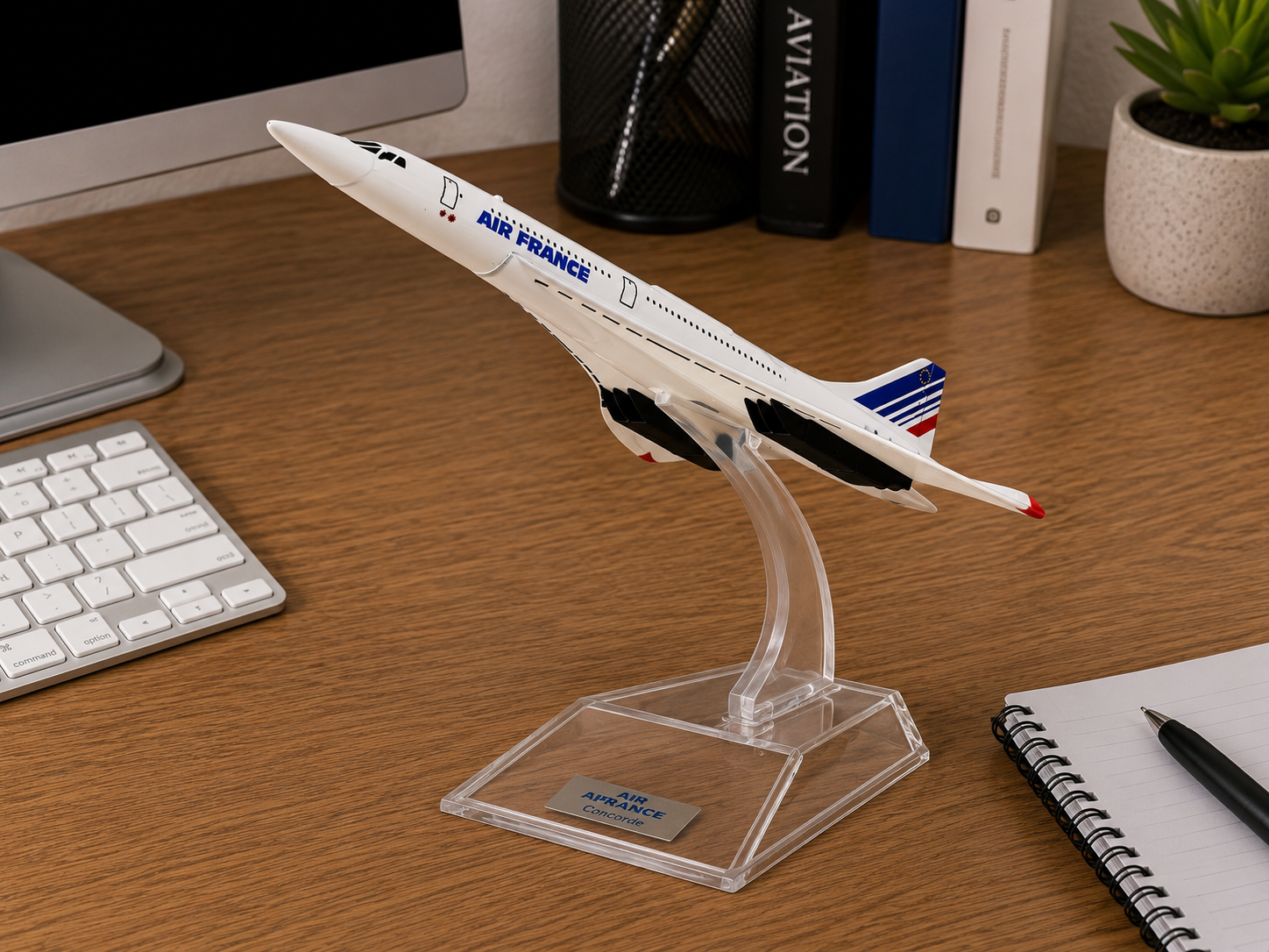 Air France Concorde Die-Cast Aircraft Model – 1/400 Scale Supersonic Display Plane