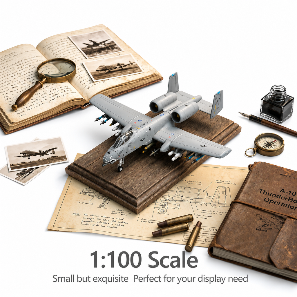 A-10 Thunderbolt II “Warthog” 3D Printed Model Kit – 1:100 Scale
