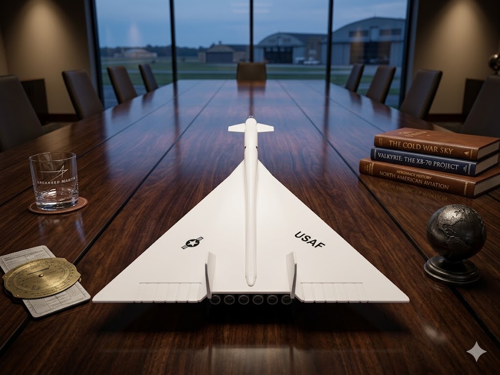 XB-70 Valkyrie 3D Printed Aircraft Model