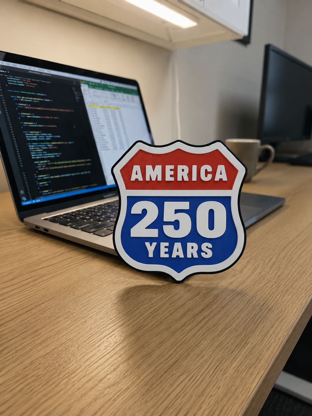 America 250 Years Sign – Patriotic USA Decor