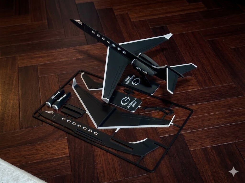 Gulfstream G550 3D Printed Model Kit
