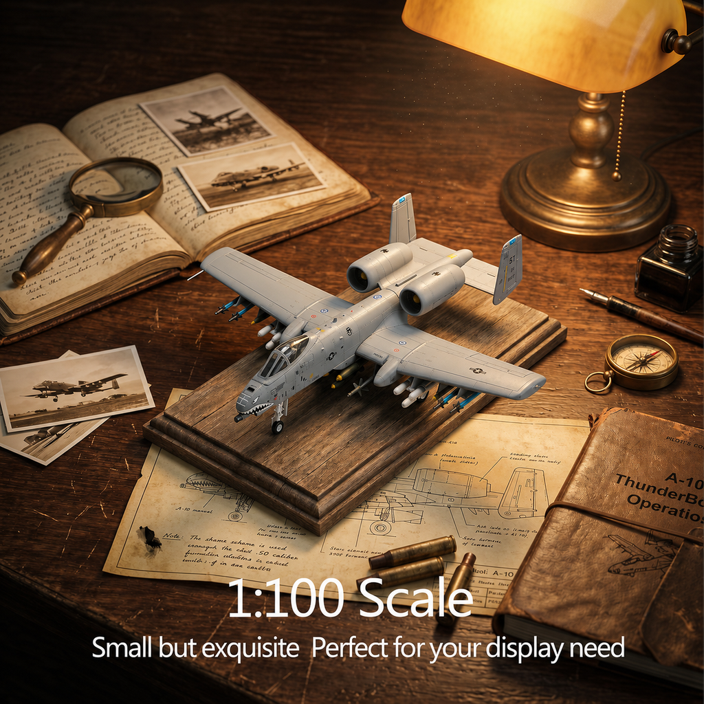 A-10 Thunderbolt II “Warthog” 3D Printed Model Kit – 1:100 Scale