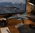 F-16C Fighting Falcon 3D Printed Model Kit – 1:100 Scale