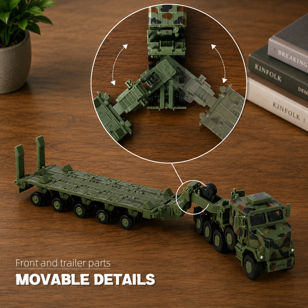 1/72 Scale M1070 Military Truck Quick Build Model – Armored Vehicle Transport Build