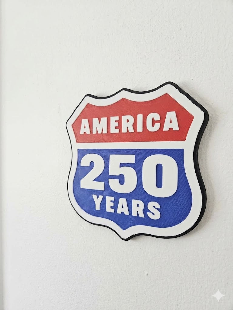 America 250 Years Sign – Patriotic USA Decor