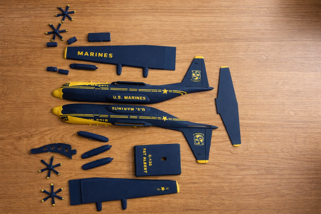 C-130 Fat Albert 3D Printed Model Kit