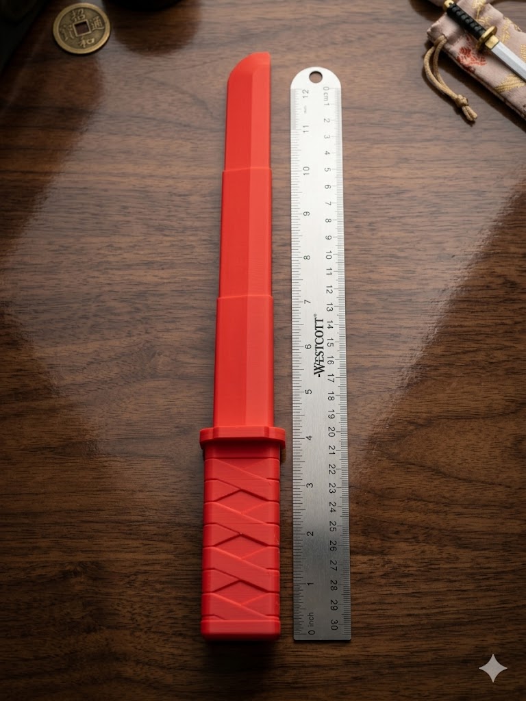 Mini Katana Sword Display – 3D Printed Desk Decor