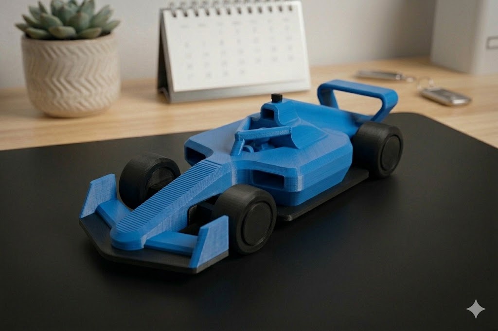 Mini Race Car Kit – 3D Printed Model Car