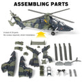 1:72 Scale EC-665 Army Helicopter Quick Build Model Kit – 24 Piece Military Helicopter Build