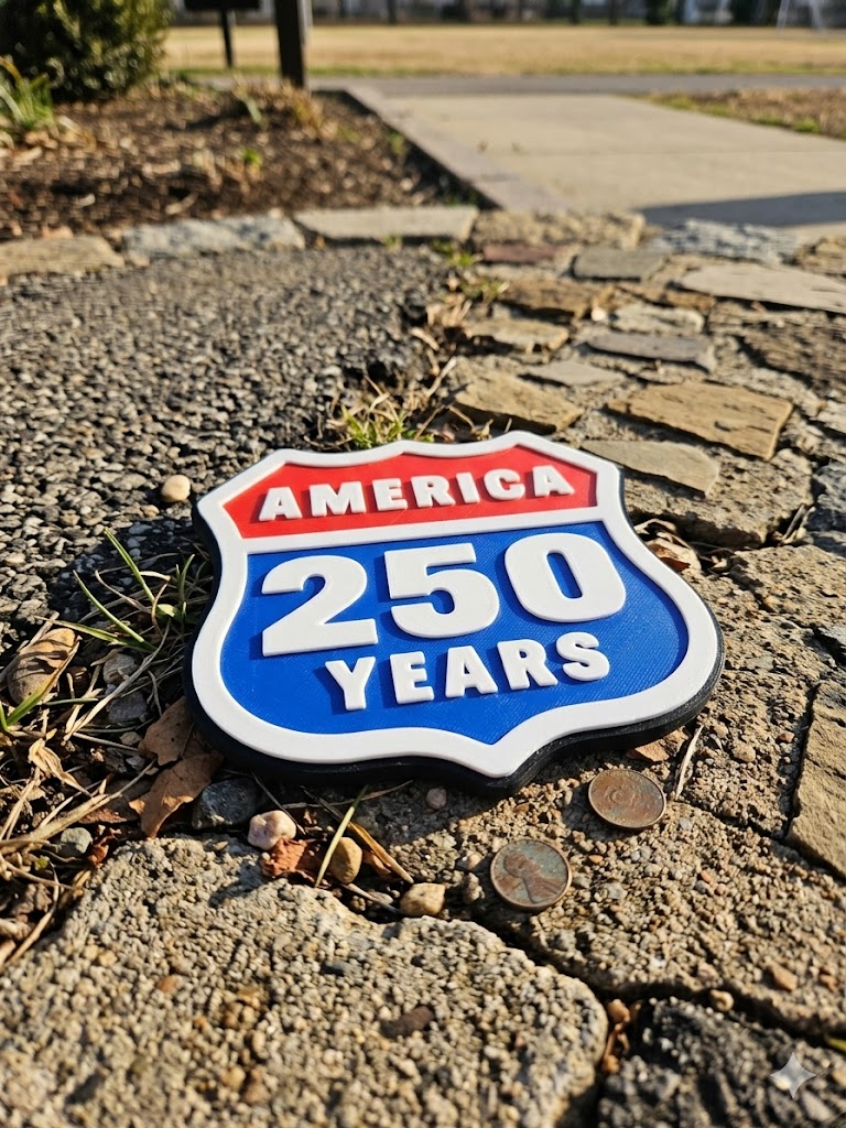 America 250 Years Sign – Patriotic USA Decor