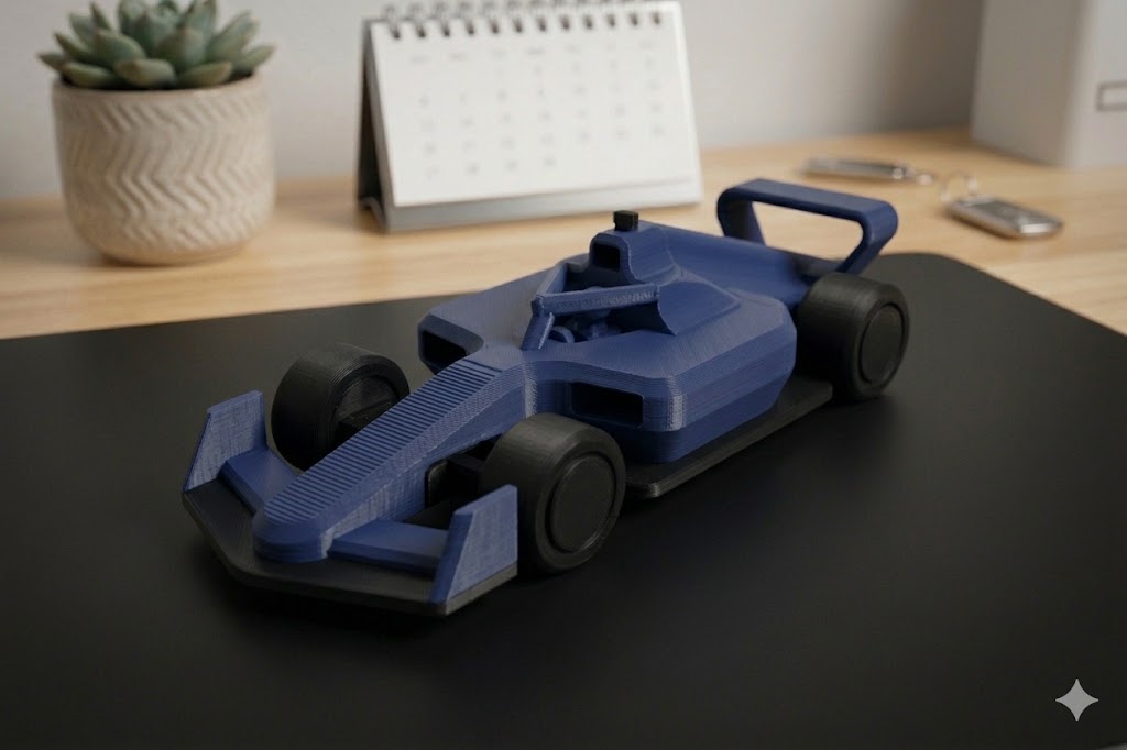 Mini Race Car Kit – 3D Printed Model Car