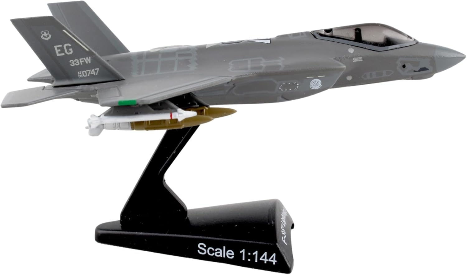 F-35 Lightning II Stealth Fighter Display Model – 1:144 Scale Inspired USAF Aircraft