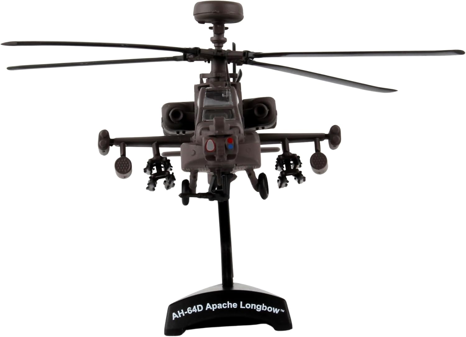 AH-64 Apache Longbow Helicopter Display Model – 1:100 Scale Inspired Military Aircraft