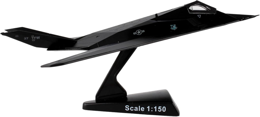 F-117 Nighthawk Stealth Aircraft Display Model – 1:150 Scale USAF Fighter Jet