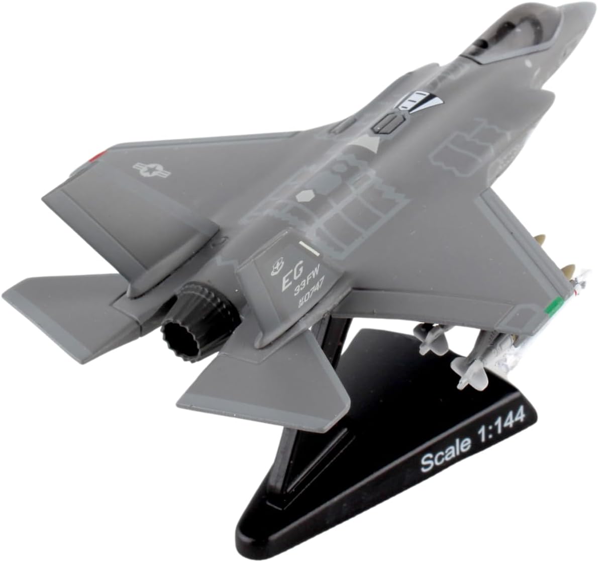 F-35 Lightning II Stealth Fighter Display Model – 1:144 Scale Inspired USAF Aircraft
