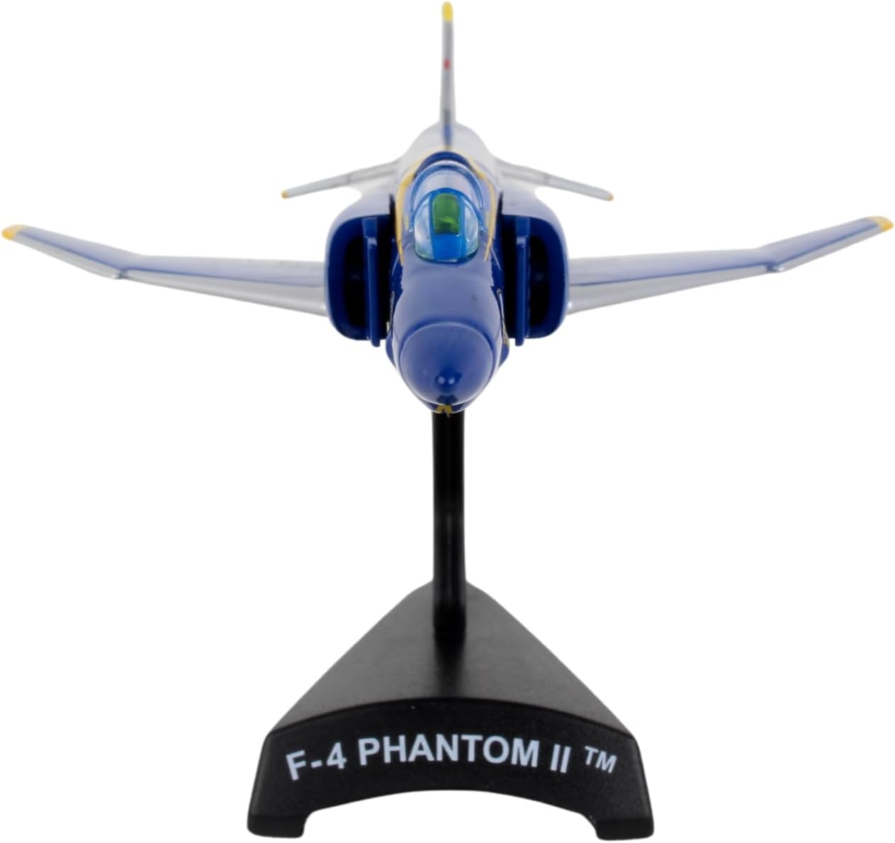 F-4 Phantom II Blue Angels Jet Display Model – 1:155 Scale Inspired Navy Aircraft