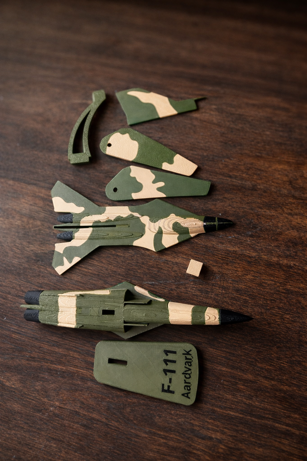F-111 Aardvark 3D Printed Aircraft Model