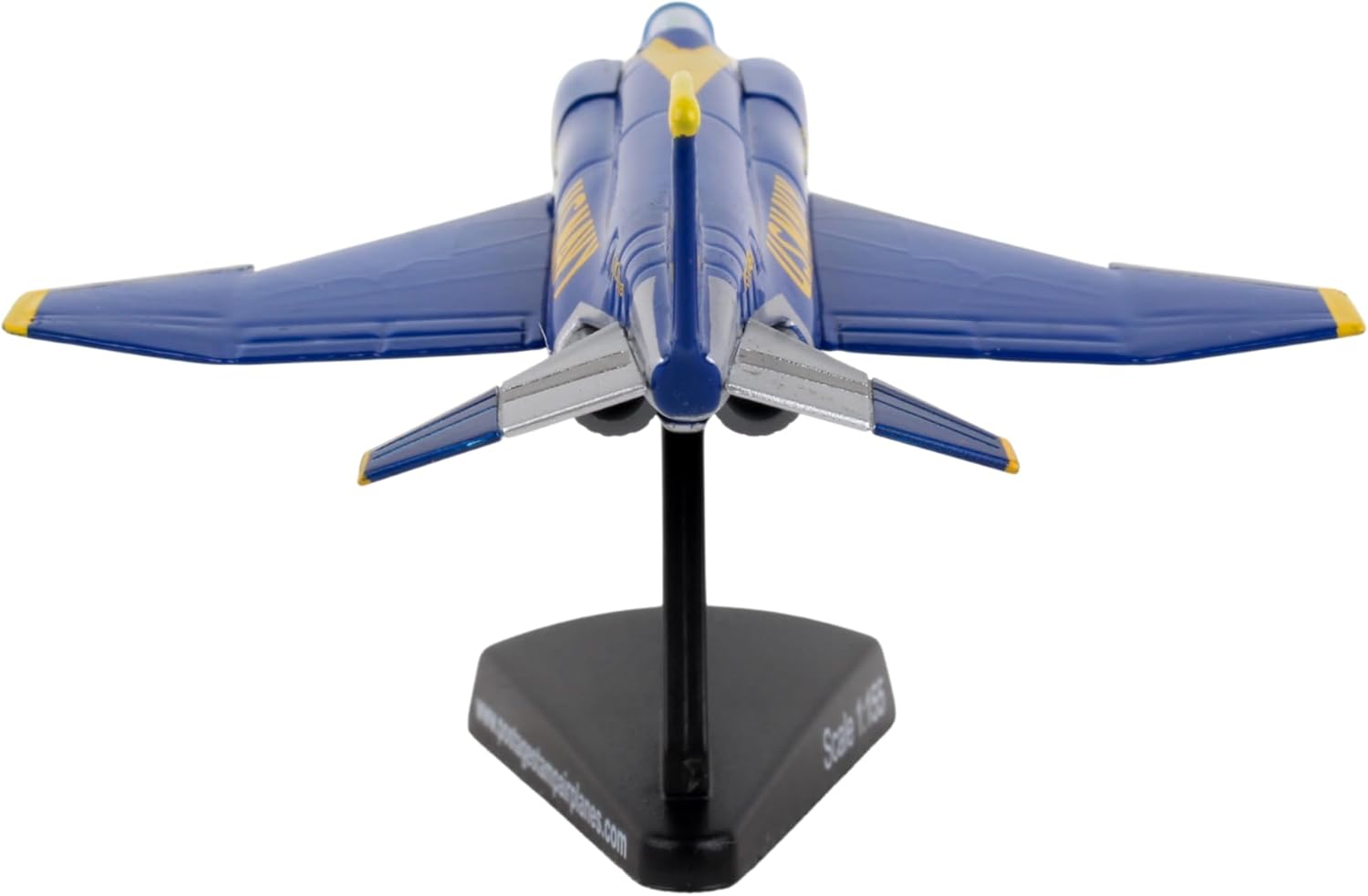 F-4 Phantom II Blue Angels Jet Display Model – 1:155 Scale Inspired Navy Aircraft