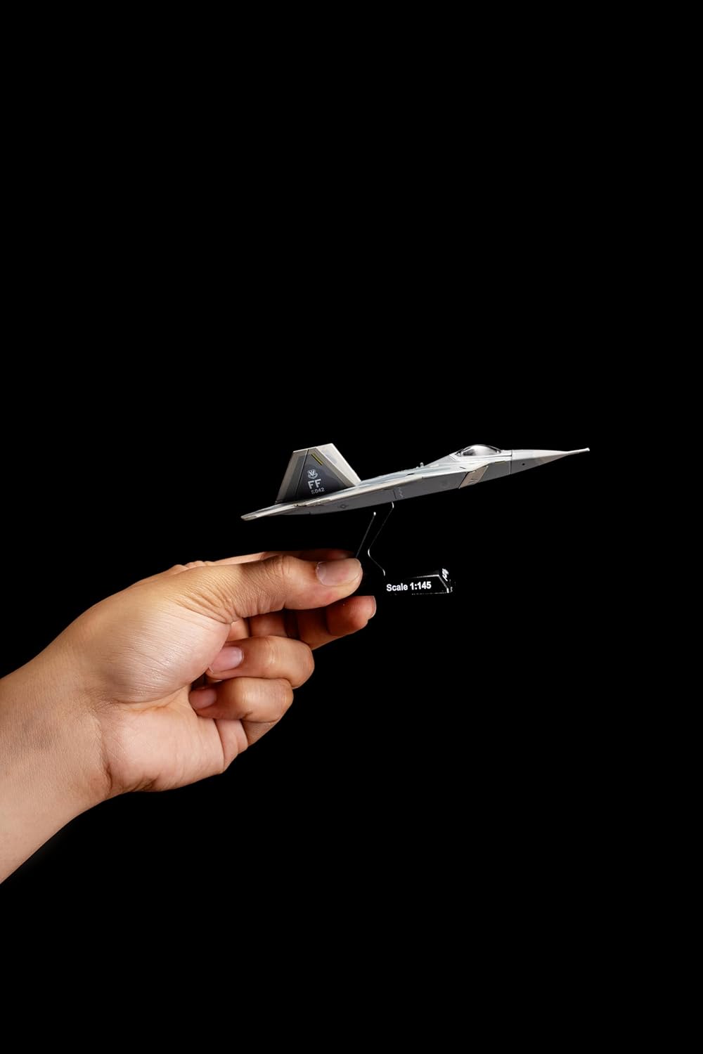 F-22 Raptor Jet Display Model – 1:145 Scale Inspired Stealth Fighter Aircraft