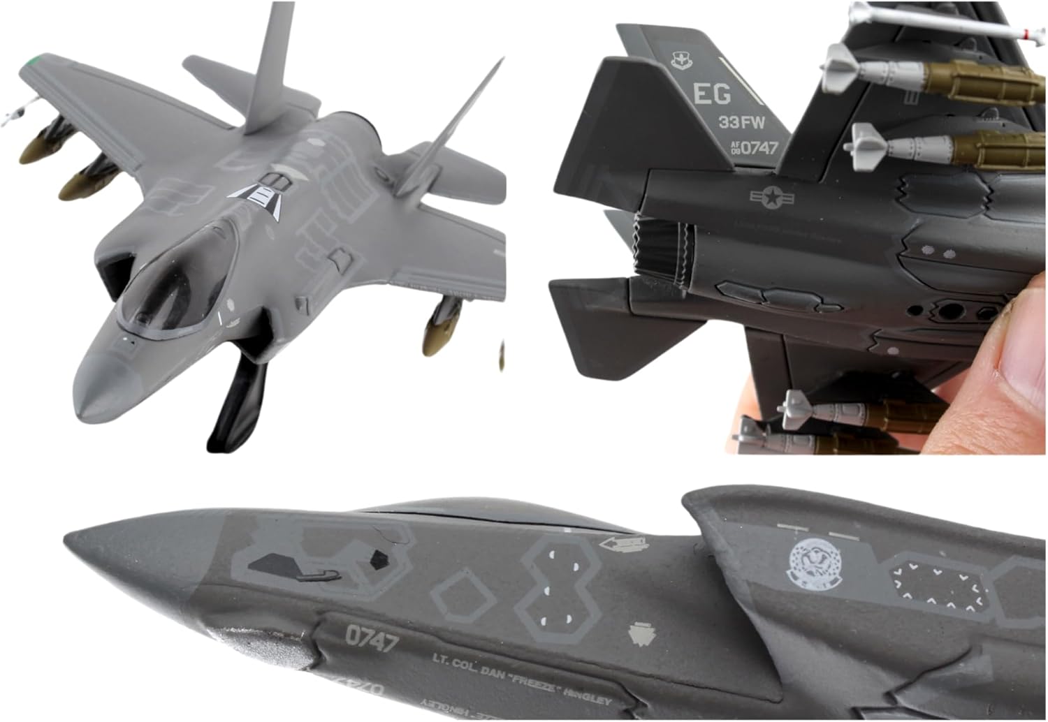 F-35 Lightning II Stealth Fighter Display Model – 1:144 Scale Inspired USAF Aircraft