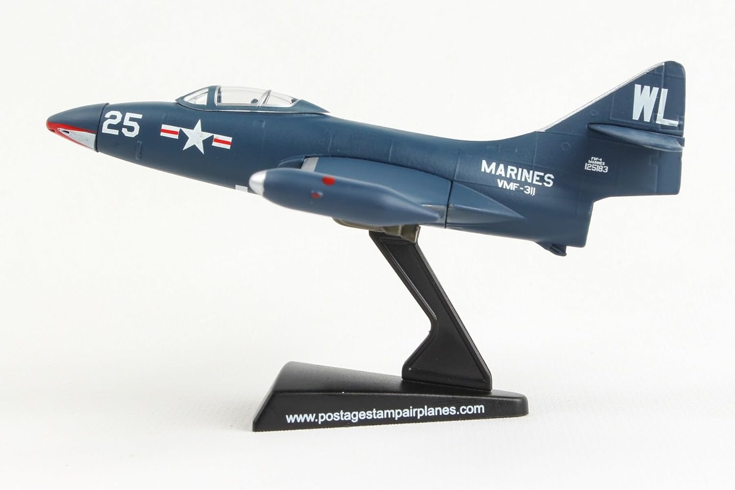 F9F Panther Jet Display Model – 1:100 Scale Korean War Navy Fighter Aircraft