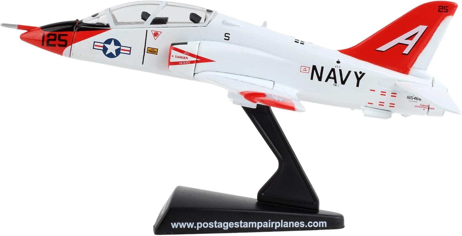 T-45 Goshawk Jet Display Model – 1:100 Scale Inspired Navy Trainer Aircraft