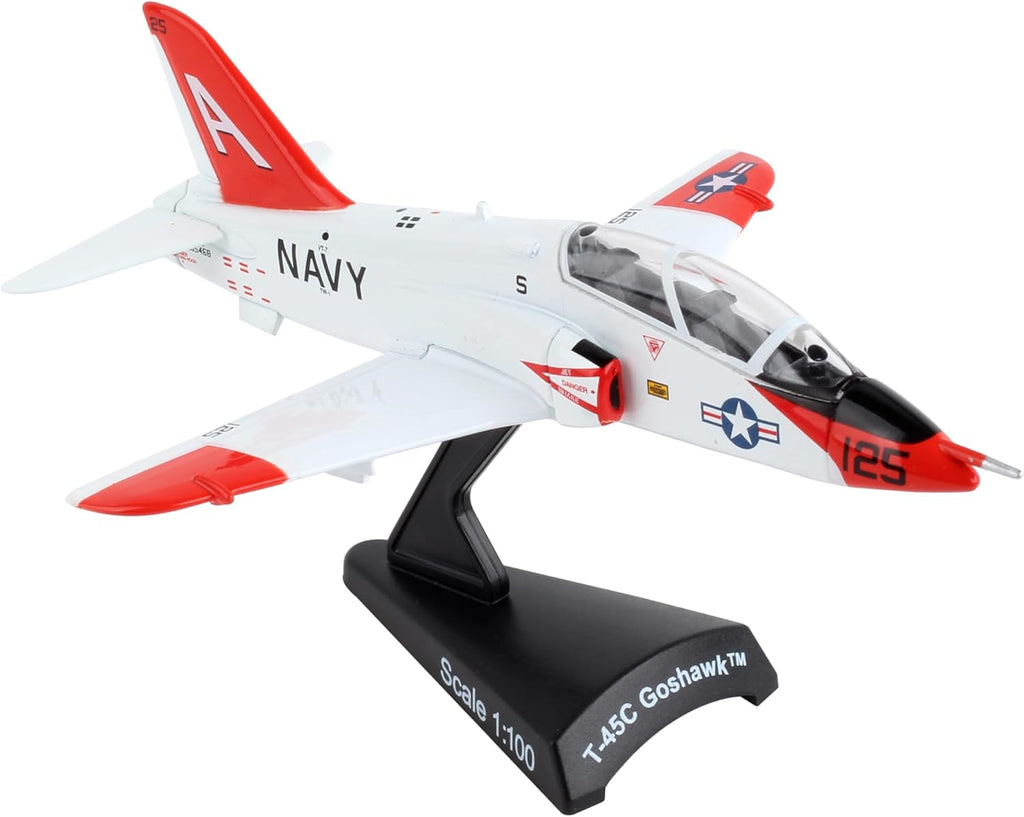 T-45 Goshawk Jet Display Model – 1:100 Scale Inspired Navy Trainer Aircraft