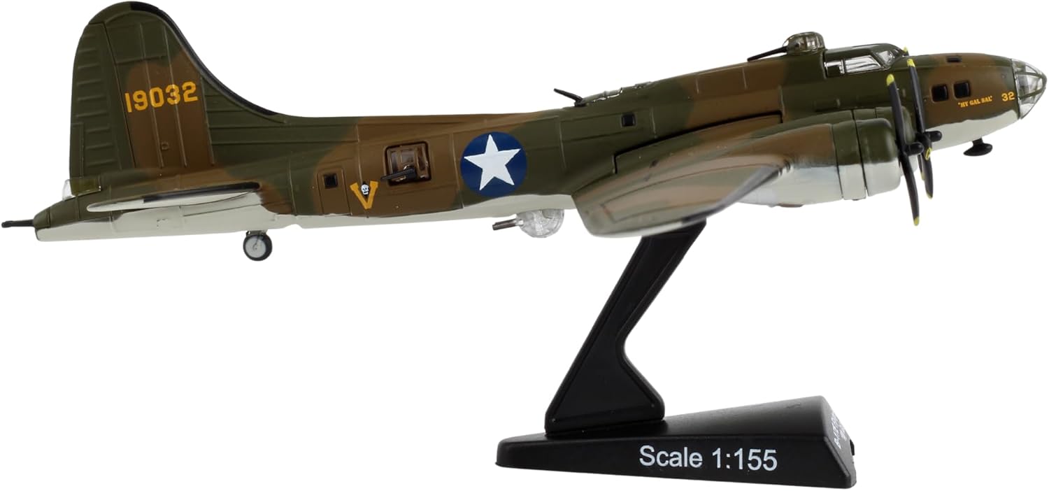 B-17E Flying Fortress “My Gal Sal” Display Model – 1:155 Scale Inspired WWII Bomber Aircraft