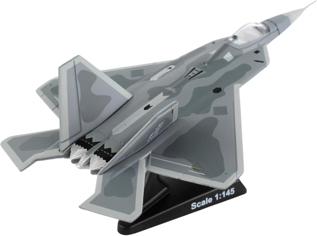 F-22 Raptor Jet Display Model – 1:145 Scale Inspired Stealth Fighter Aircraft