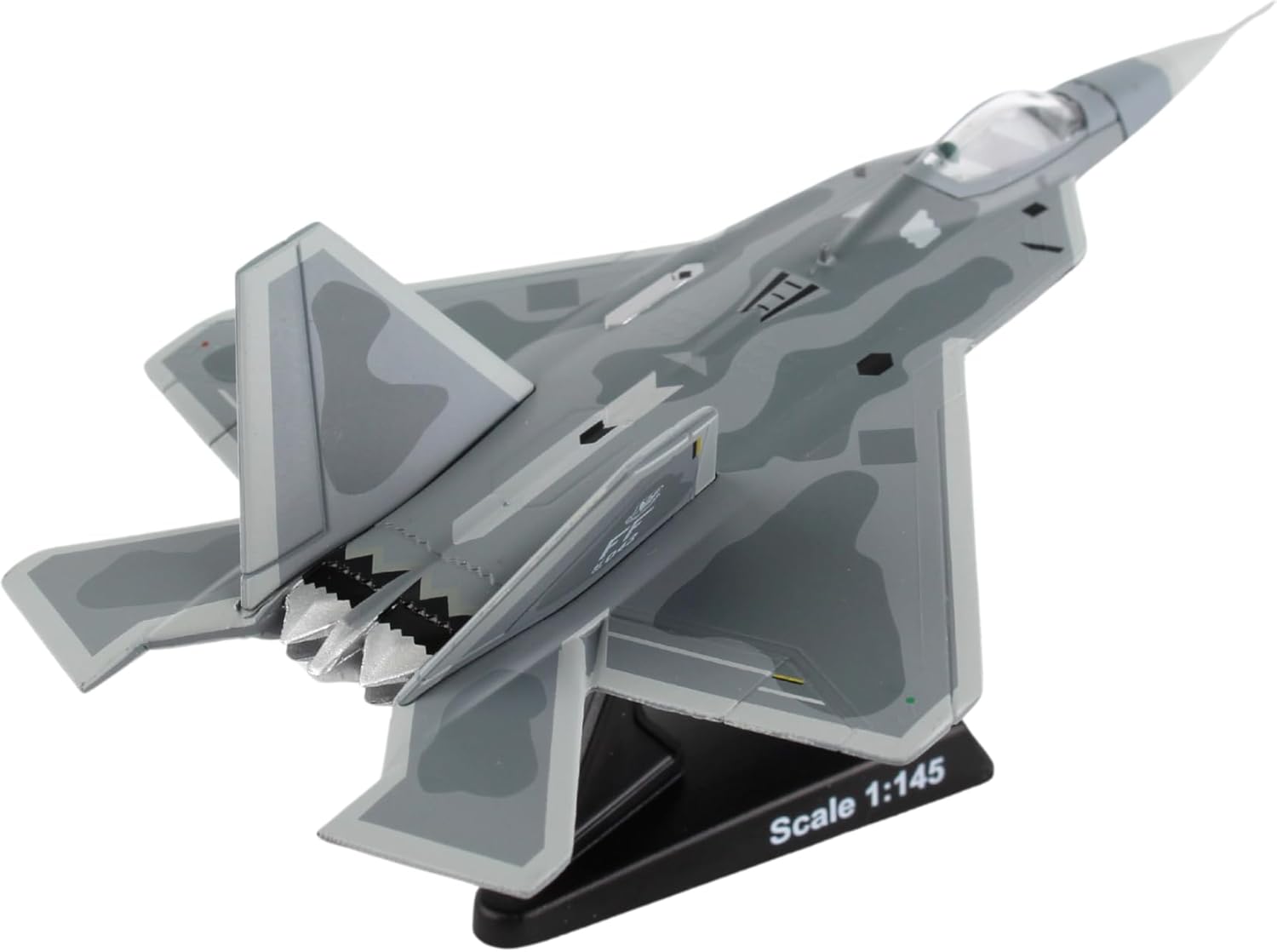 F-22 Raptor Jet Display Model – 1:145 Scale Inspired Stealth Fighter Aircraft