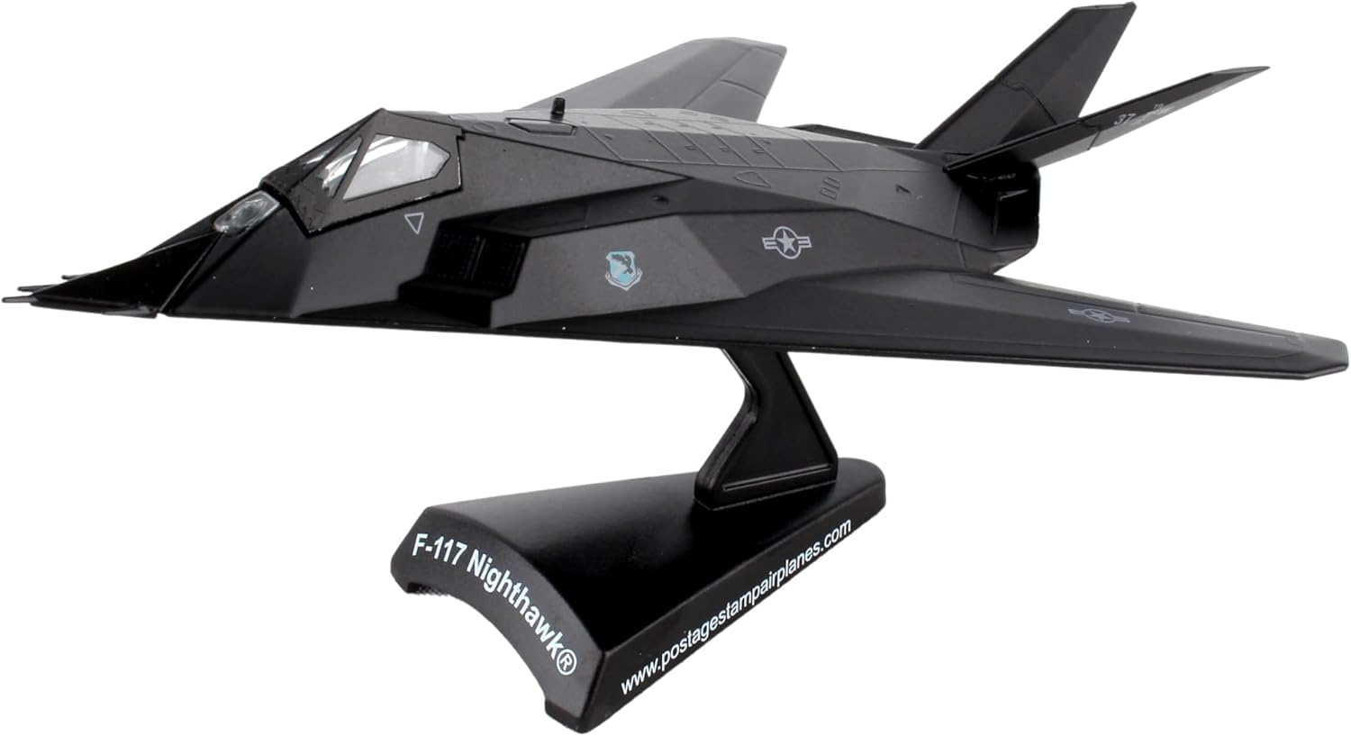 F-117 Nighthawk Stealth Aircraft Display Model – 1:150 Scale USAF Fighter Jet