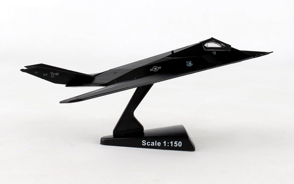 F-117 Nighthawk Stealth Aircraft Display Model – 1:150 Scale USAF Fighter Jet