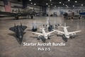 Aviation Starter Bundle 3D Printed Model Kit Collection – KC-135, Boeing 747, 787, Darkstar & Fighter Jets