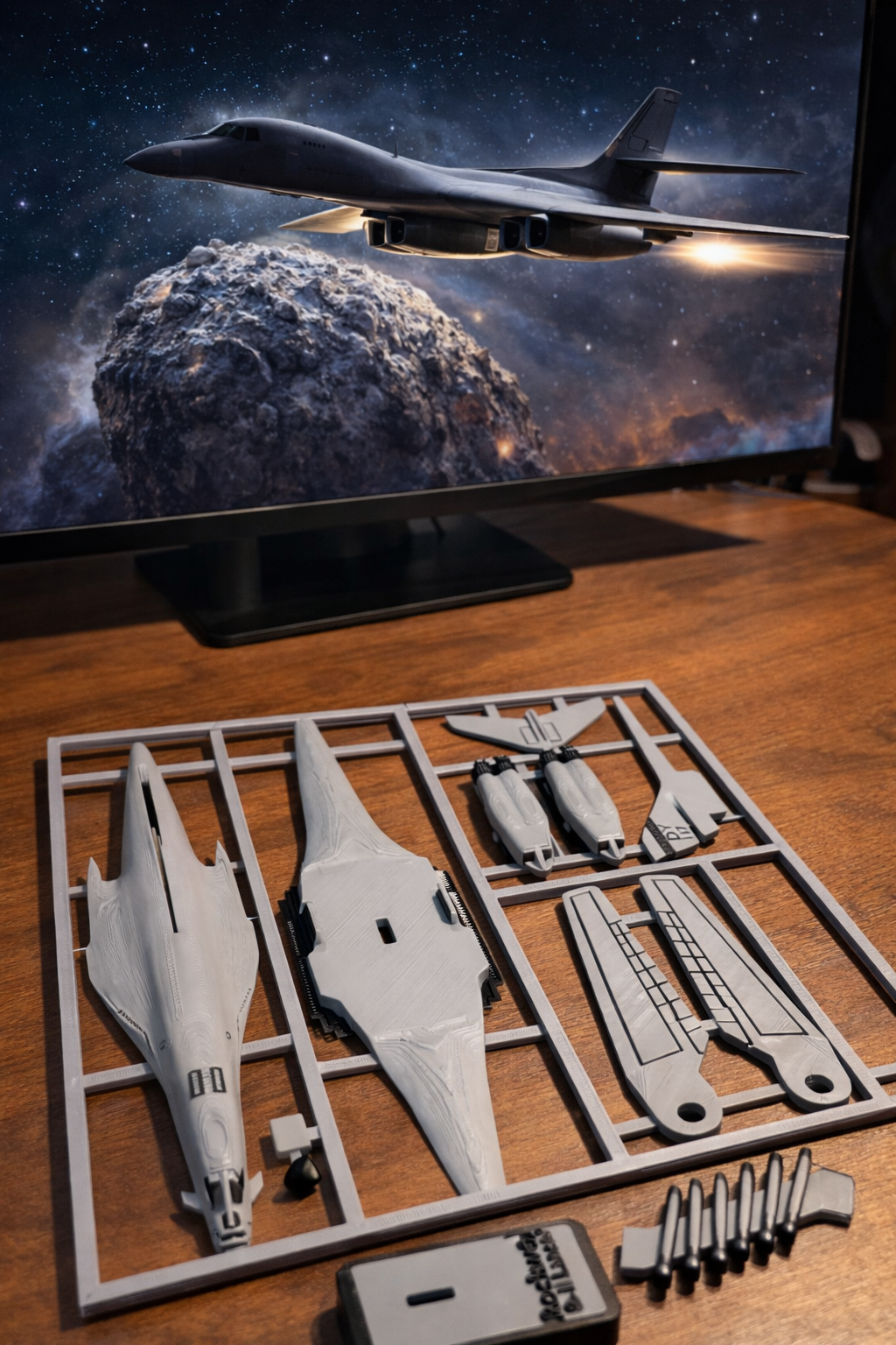 B-1 Lancer 3D Printed Aircraft Model Kit – Supersonic Bomber Edition