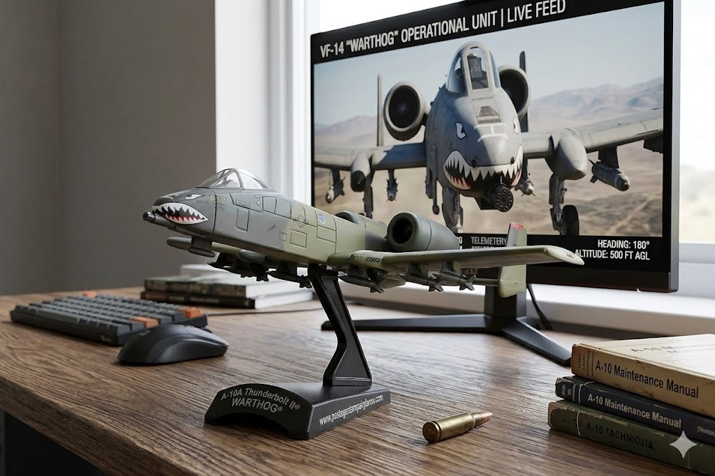 A-10 Thunderbolt II “Warthog” Display Model – 1:140 Scale Close Air Support Aircraft