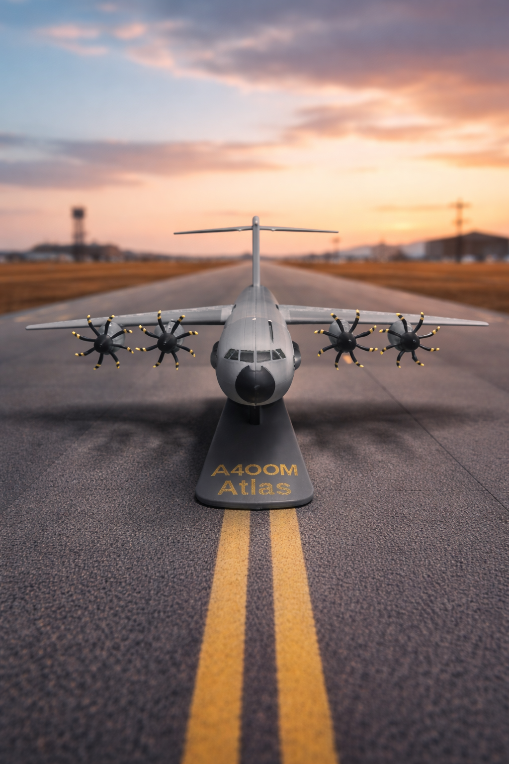 Airbus A400M Atlas 3D Printed Aircraft Model Kit – Military Cargo Plane Edition