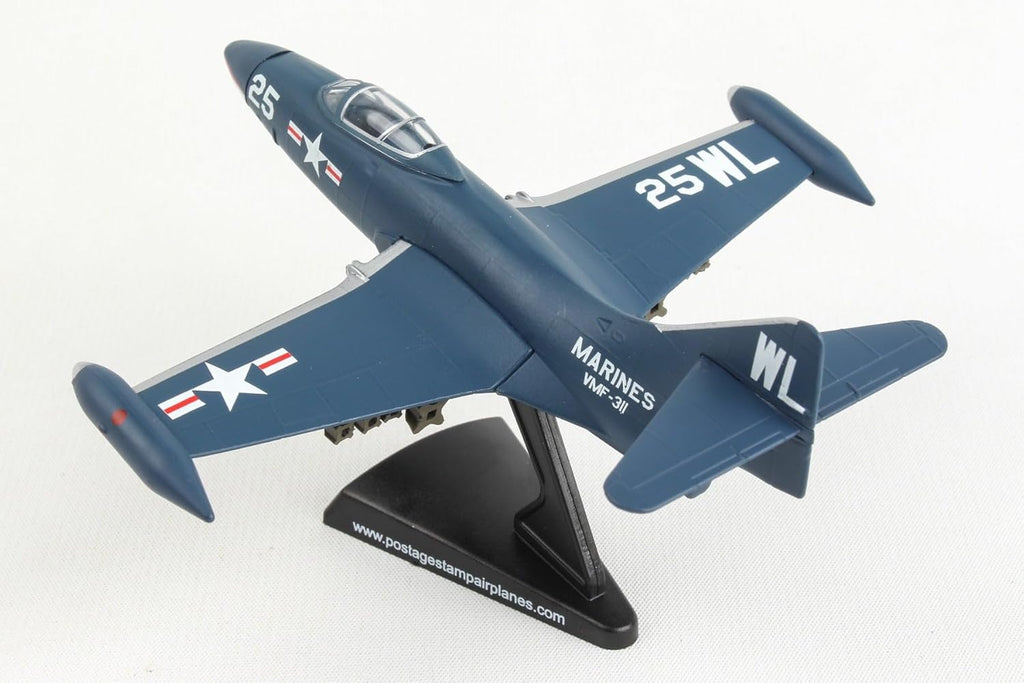 F9F Panther Jet Display Model – 1:100 Scale Korean War Navy Fighter Aircraft