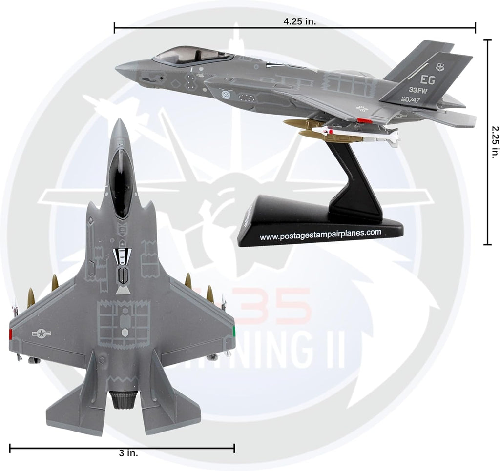 F-35 Lightning II Stealth Fighter Display Model – 1:144 Scale Inspired USAF Aircraft