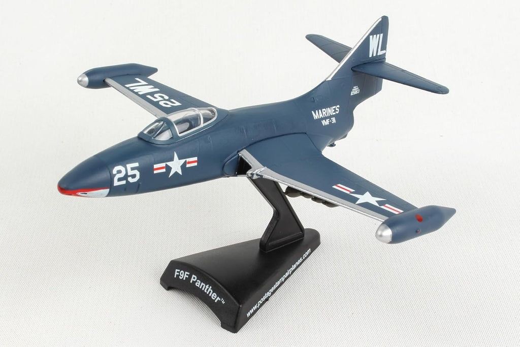 F9F Panther Jet Display Model – 1:100 Scale Korean War Navy Fighter Aircraft