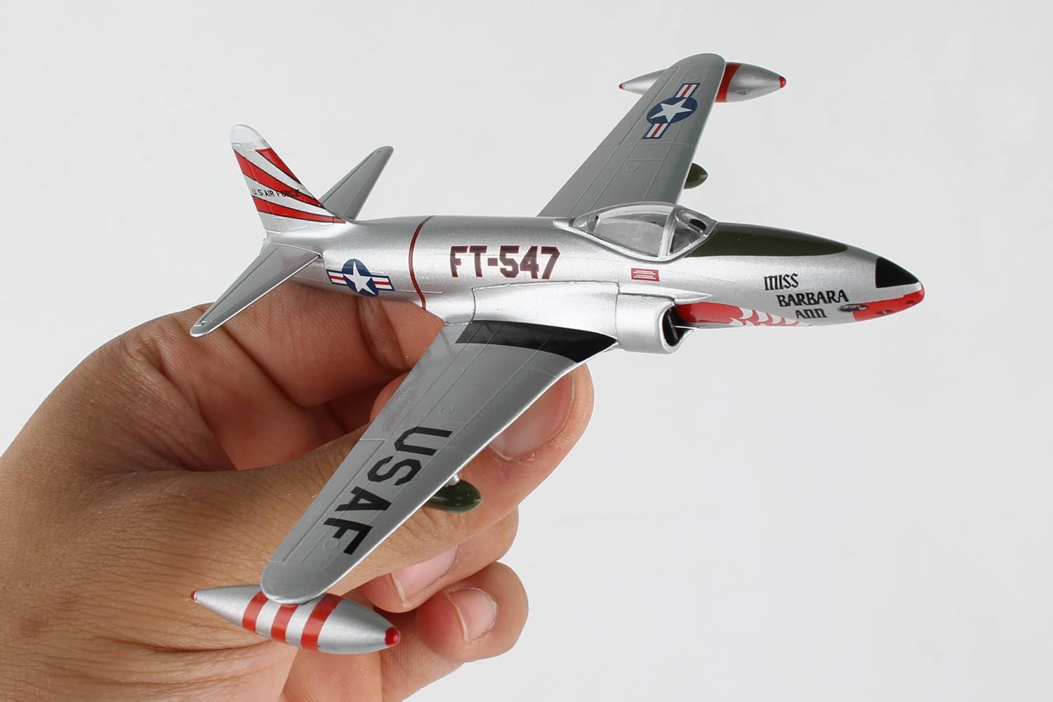 F-80 Shooting Star Display Model – 1:96 Scale Korean War Jet Fighter Aircraft