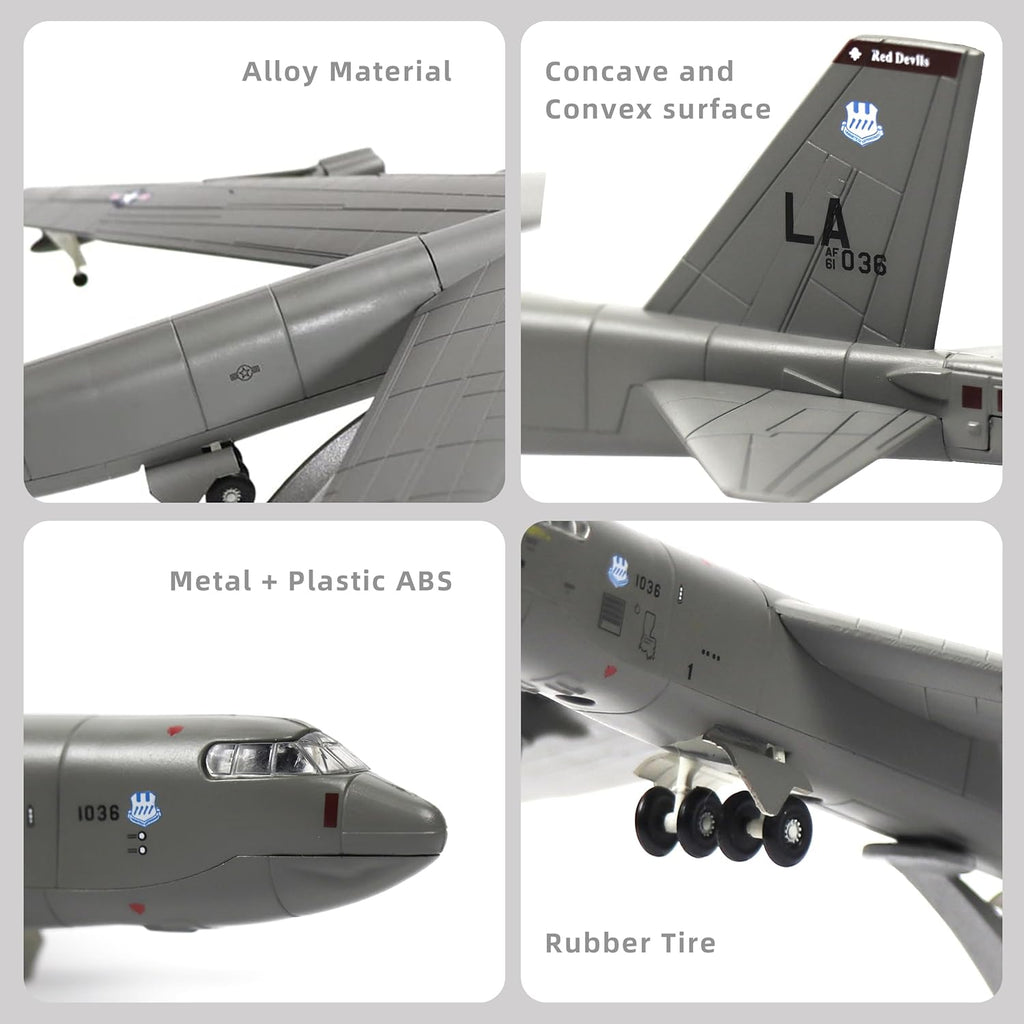 B-52 Stratofortress Display Model – 1:200 Scale Strategic Bomber Aircraft