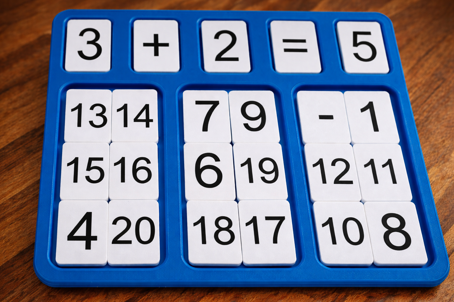 Addition & Subtraction Math Puzzle Board