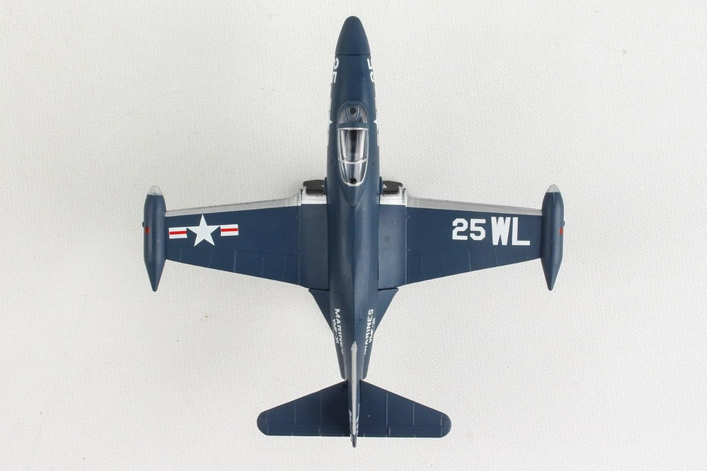 F9F Panther Jet Display Model – 1:100 Scale Korean War Navy Fighter Aircraft