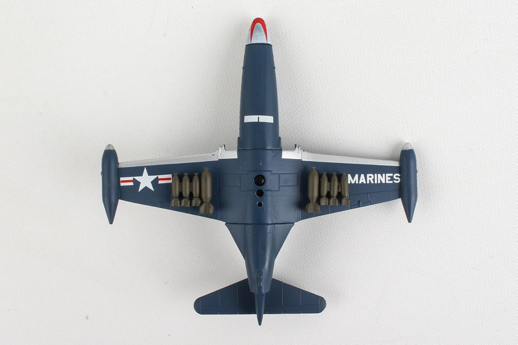 F9F Panther Jet Display Model – 1:100 Scale Korean War Navy Fighter Aircraft