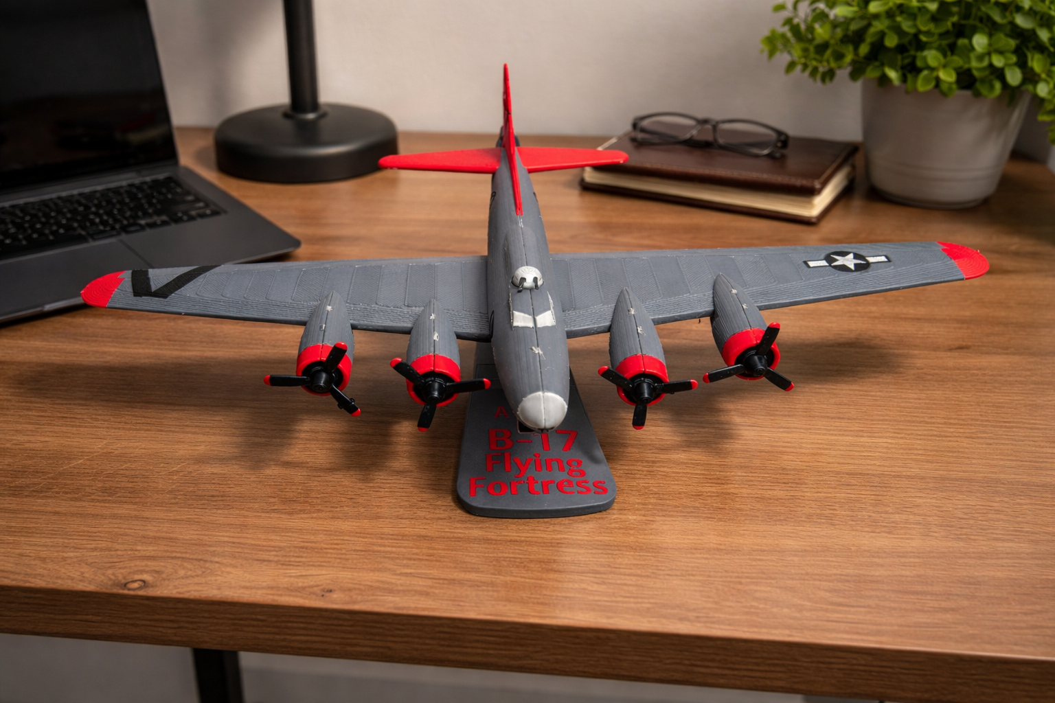 B-17 Flying Fortress 3D Printed Aircraft Model Kit – WWII Bomber Edition