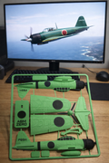 A6M Zero 3D Printed Aircraft Model Kit – WWII Japanese Fighter Edition