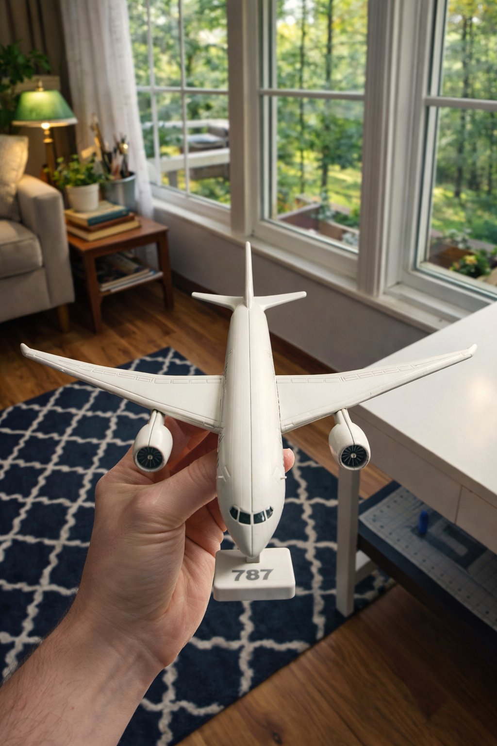 Boeing 787 Dreamliner 3D Printed Model Kit Boeing 787 Dreamliner 3D Printed Model Kit – Commercial Airliner DIY Build – Aviation Desk Decor – Passenger Jet Display Model
