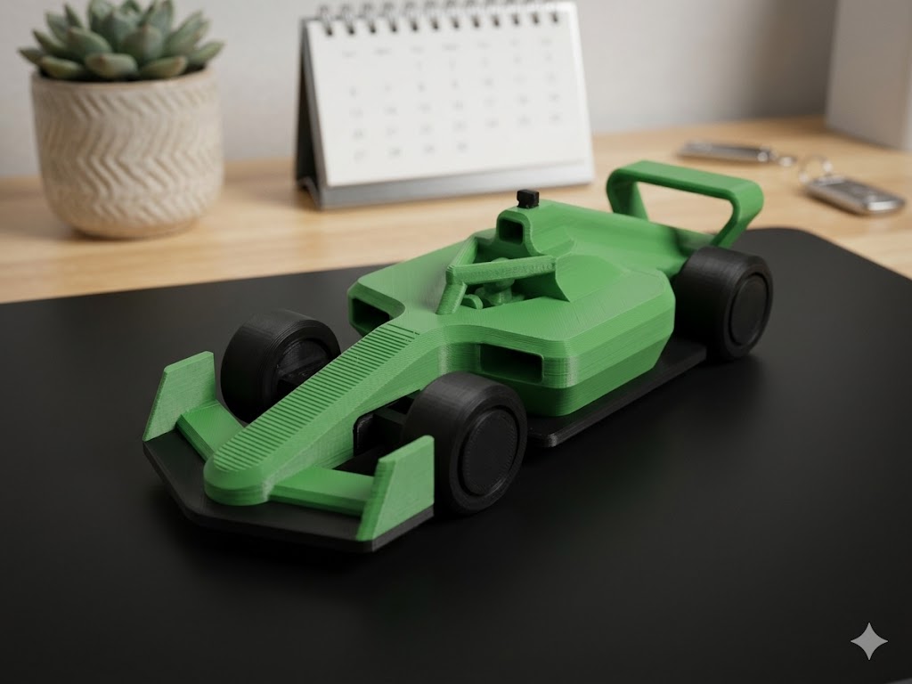 Mini Race Car Kit – 3D Printed Model Car